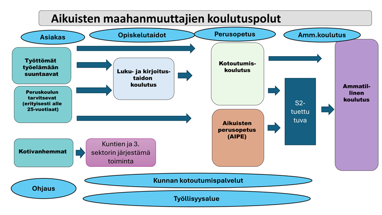 maahanmuuttaneiden koulutuspolut